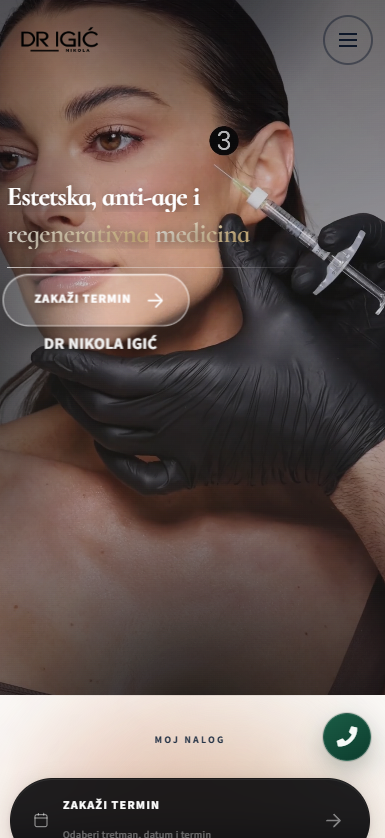 Dr Igić web aplikacija